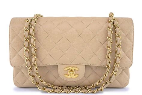 chanel beige tasche